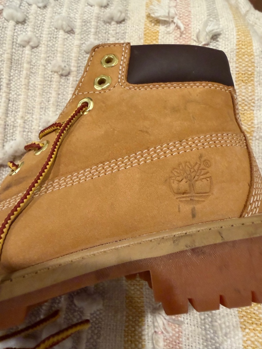 🥾 Timberland Kids 6” Premium Boots – Wheat – Size 13 (EU 31)